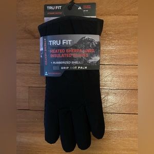 🆕 -Heated Sherpa Lined Insulated Gloves-Rubberized Shell / By: TRU FIT